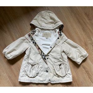 Authentic Burberry Kid's Lined Rain Coat